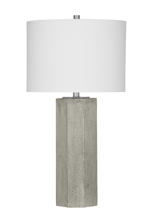 Bassett Light Gray Luna Table Lamp