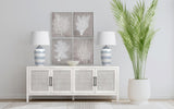 Bassett Light Gray Luna Table Lamp