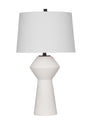 Bassett Matte White Ella Table Lamp