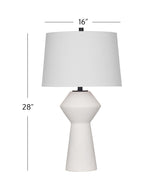 Bassett White Ella Table Lamp