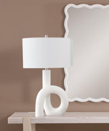 Bassett White Alexx Table Lamp