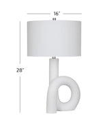 Bassett White Alexx Table Lamp