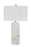 Bassett White Systin Table Lamp
