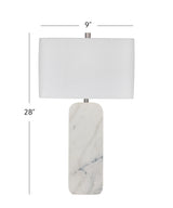 Bassett White Systin Table Lamp