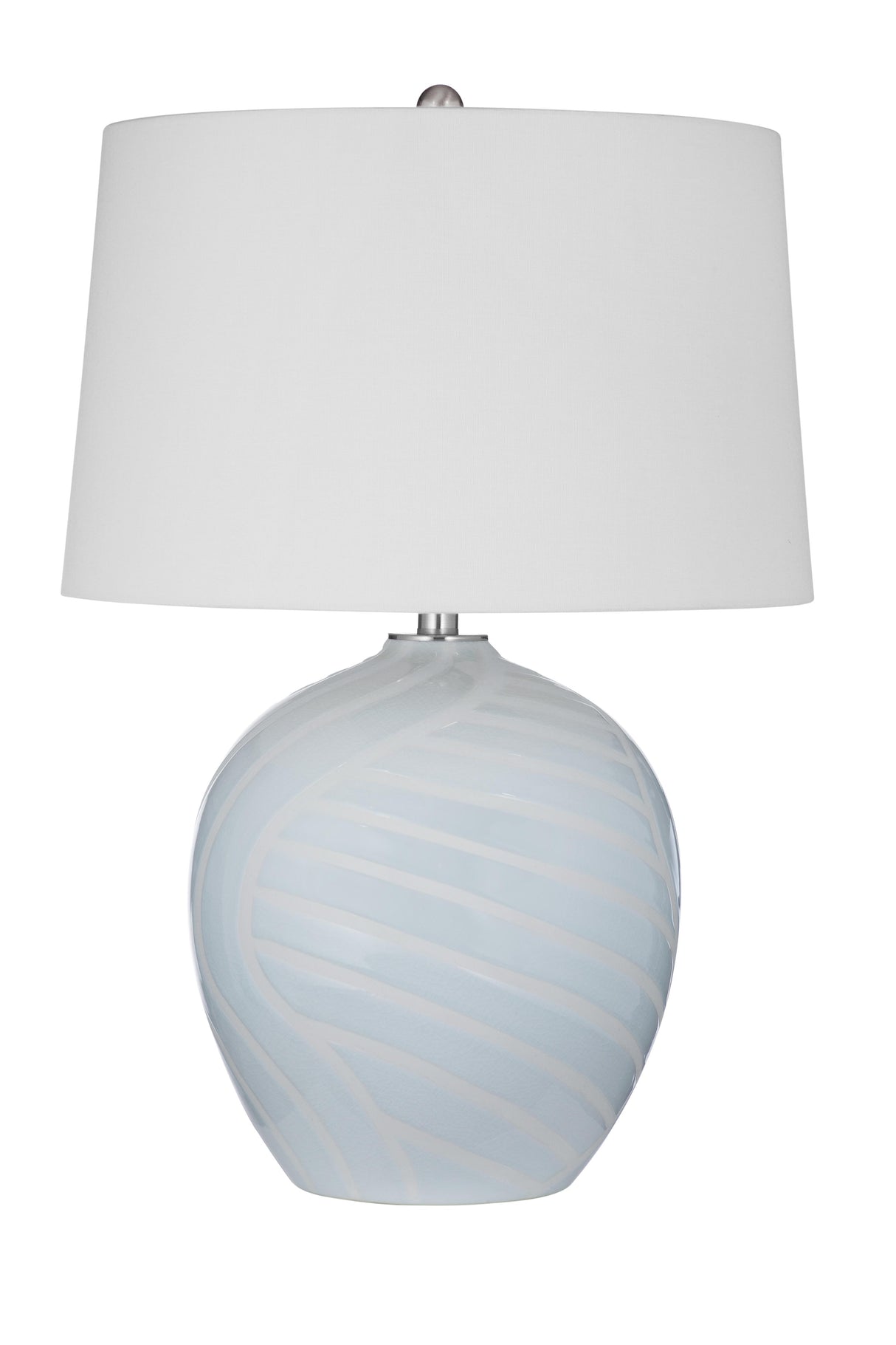 Bassett Light Blue / Cream Lyance Table Lamp