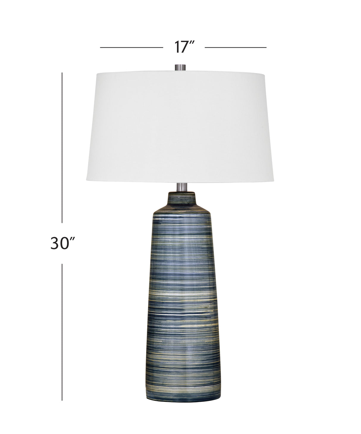 Bassett Blue Creedence Table Lamp