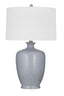 Bassett Light Gray Justice Table Lamp