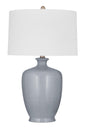 Bassett Light Gray Justice Table Lamp