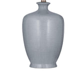 Bassett Light Gray Justice Table Lamp