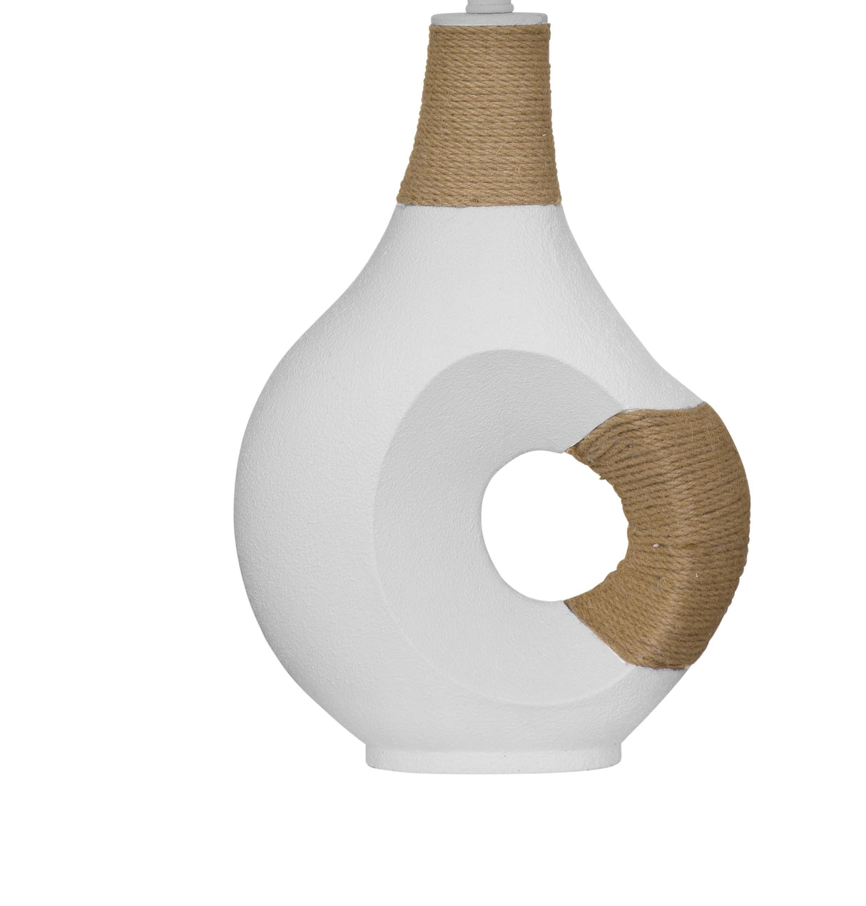Bassett Matte White Nigel Table Lamp