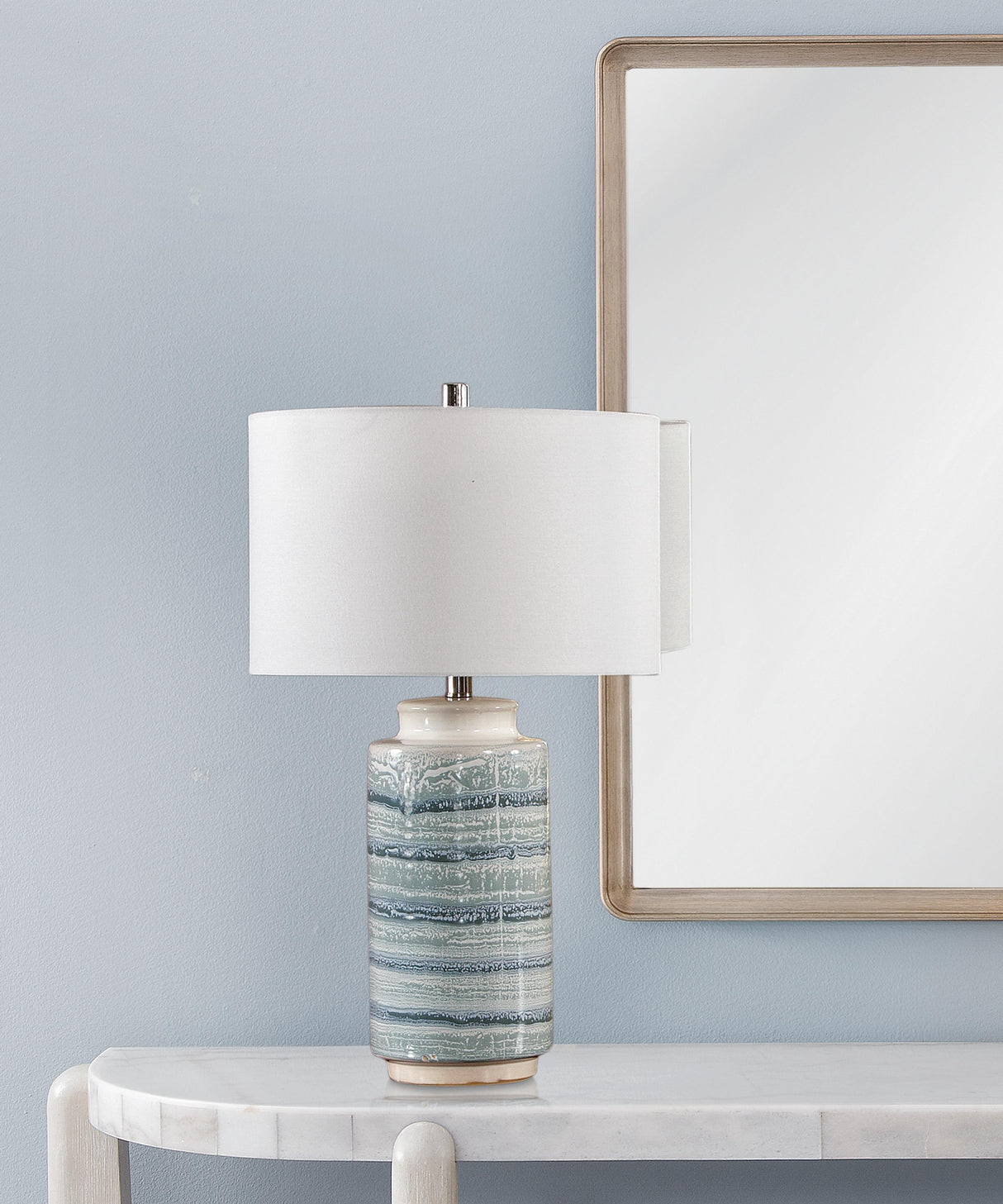 Bassett Blue Brizi Table Lamp
