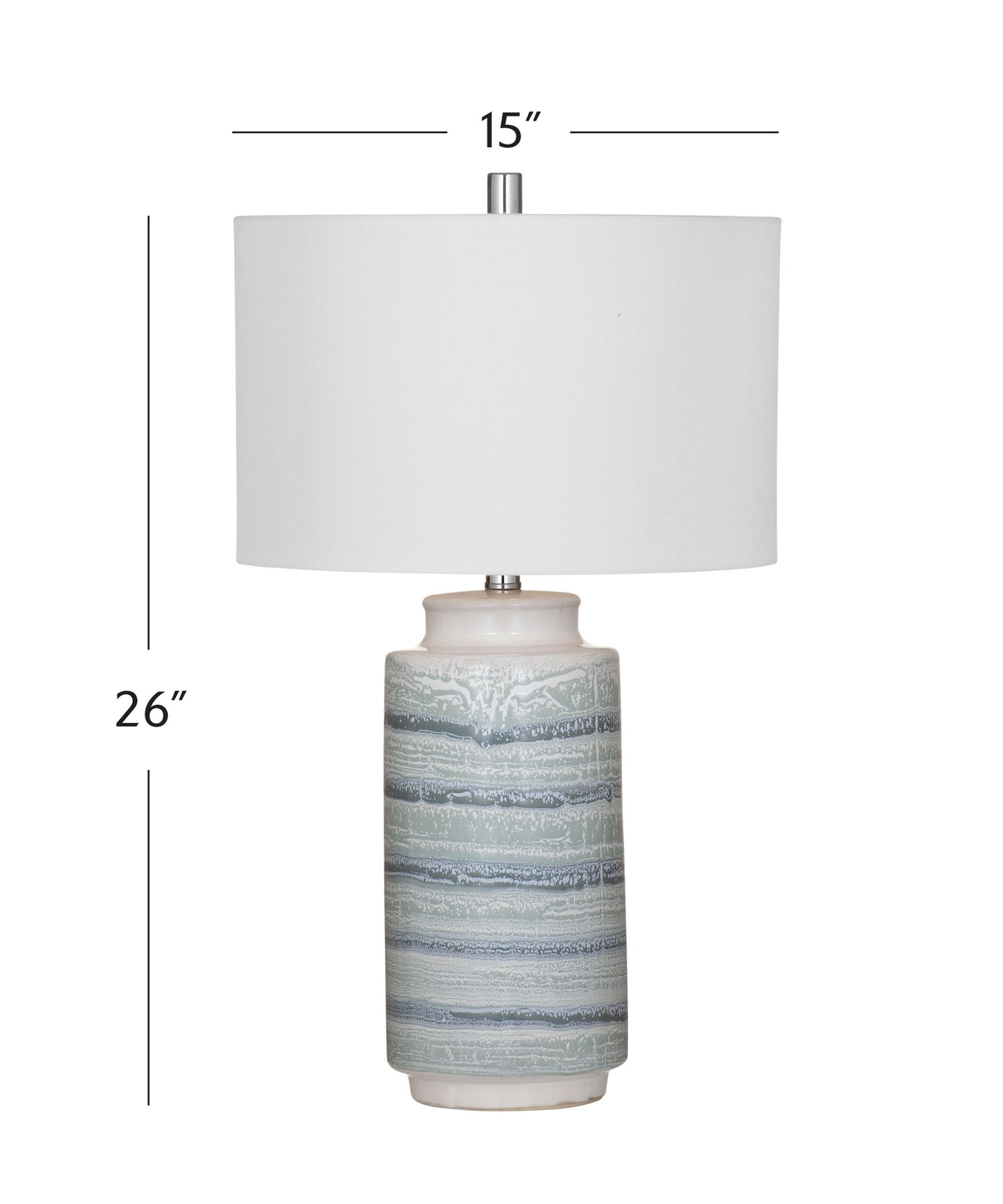 Bassett Blue Brizi Table Lamp