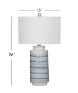 Bassett Blue Brizi Table Lamp