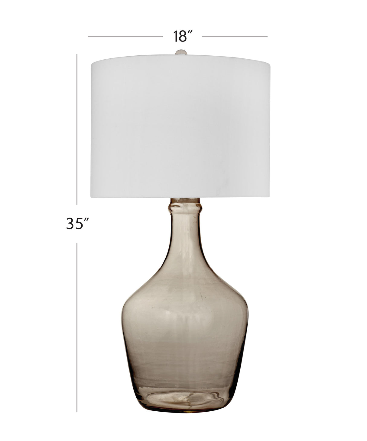 Bassett Smoke Leeza Table Lamp