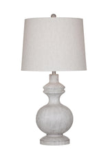 Bassett White Wash Krishina Table Lamp