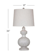 Bassett White Wash Krishina Table Lamp