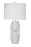 Bassett Glossy White Tolland Table Lamp