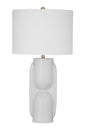 Bassett Glossy White Tolland Table Lamp