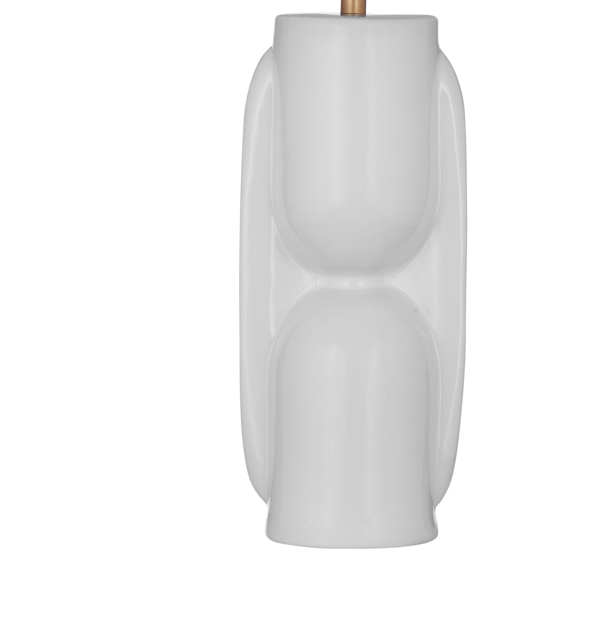 Bassett Glossy White Tolland Table Lamp