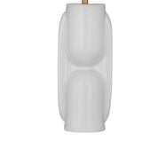 Bassett Glossy White Tolland Table Lamp