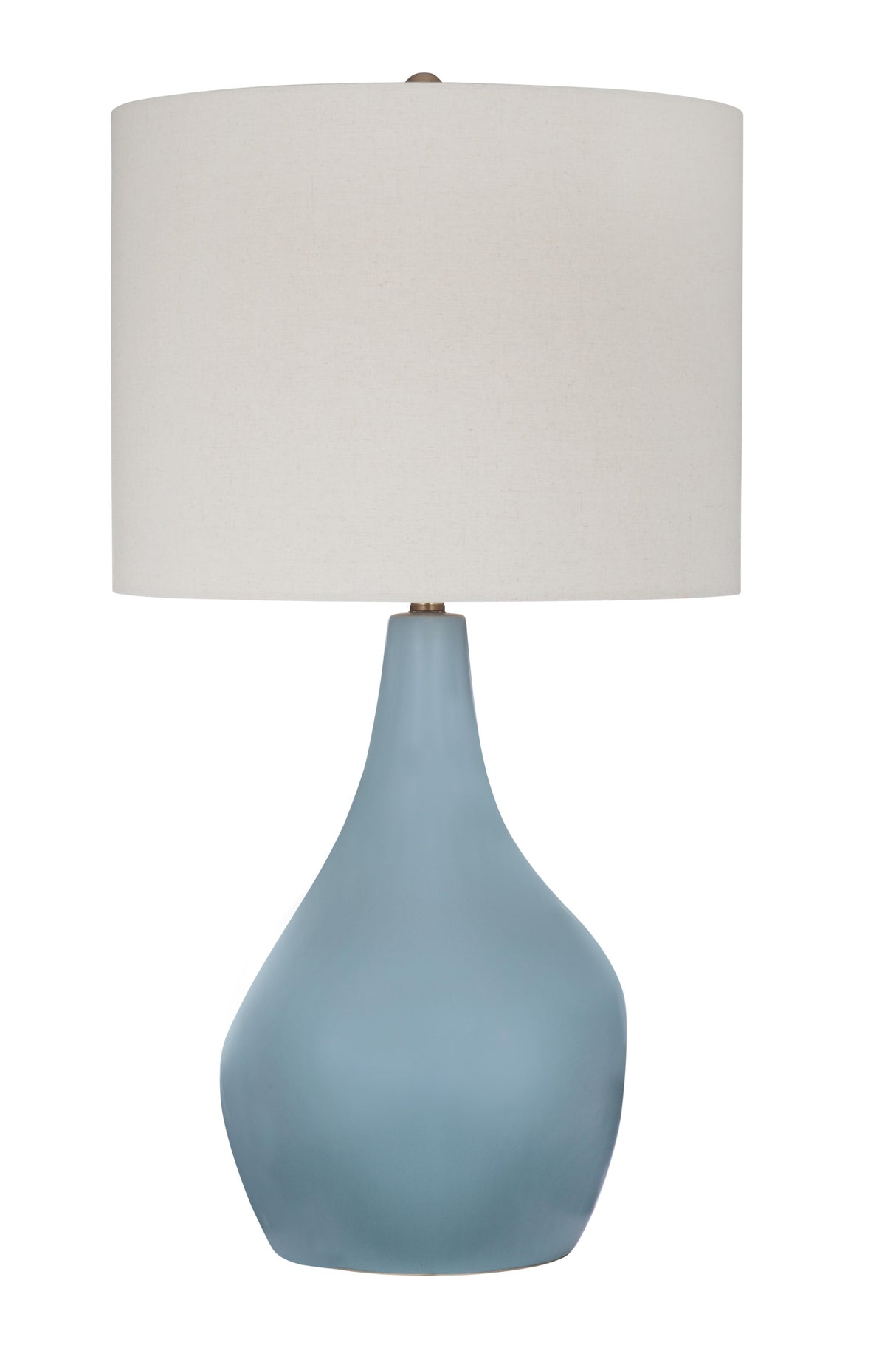 Bassett Light Grey Blue Rawlins Table Lamp