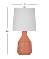 Bassett Terracotta Sheridan Table Lamp