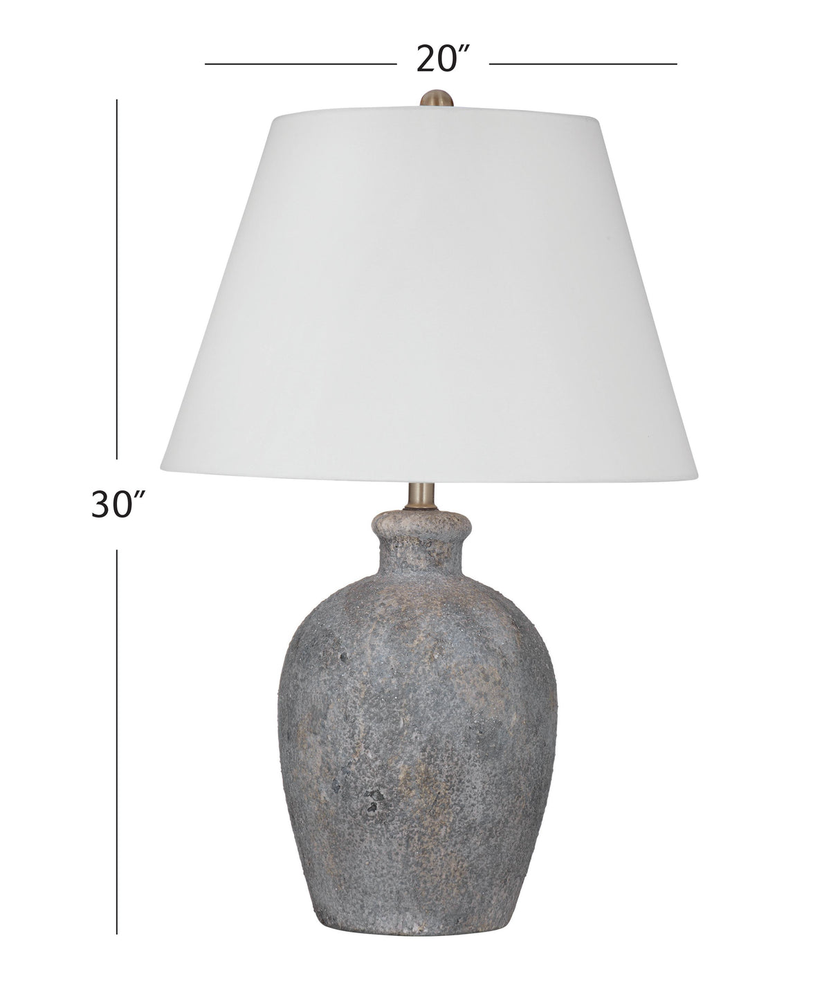 Bassett Weathered Gray Fremont Table Lamp
