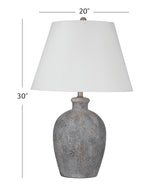Bassett Weathered Gray Fremont Table Lamp