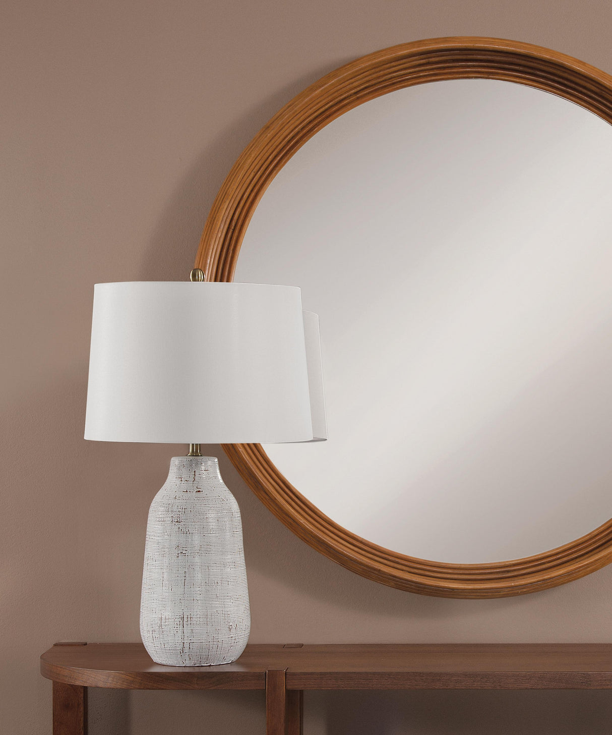 Bassett White Forcythia Table Lamp