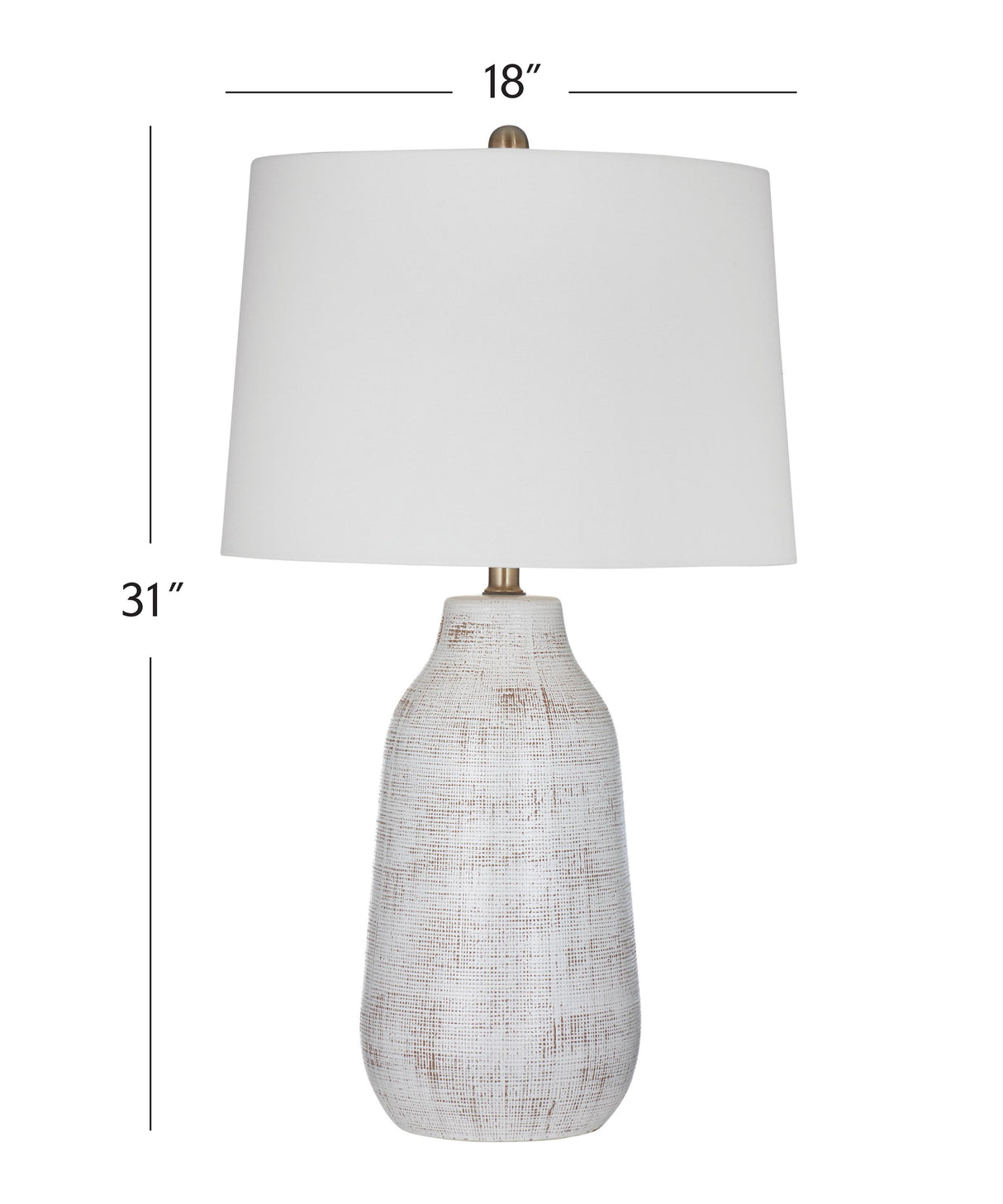 Bassett White Forcythia Table Lamp