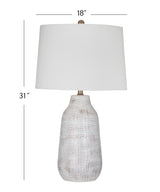 Bassett White Forcythia Table Lamp