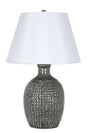 Bassett Reactive Dark Green Dhurrie Table Lamp