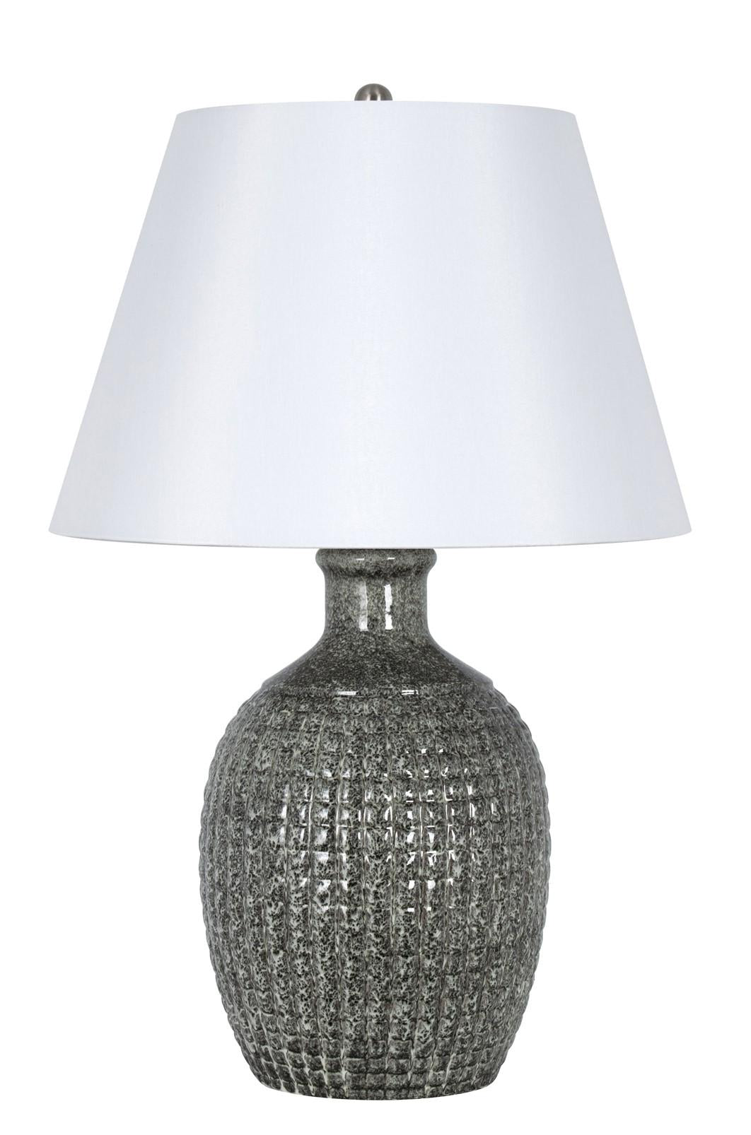 Bassett Reactive Dark Green Dhurrie Table Lamp