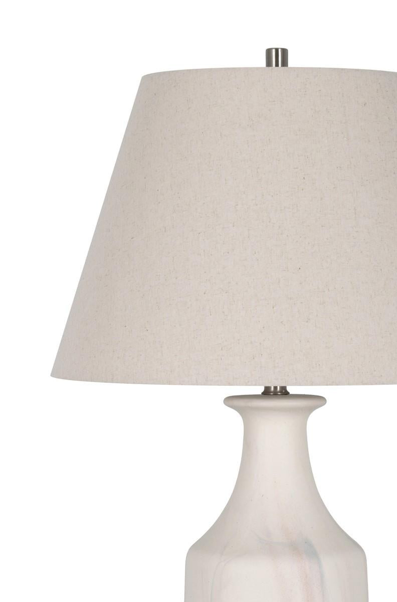 Bassett White Eastlake Table Lamp