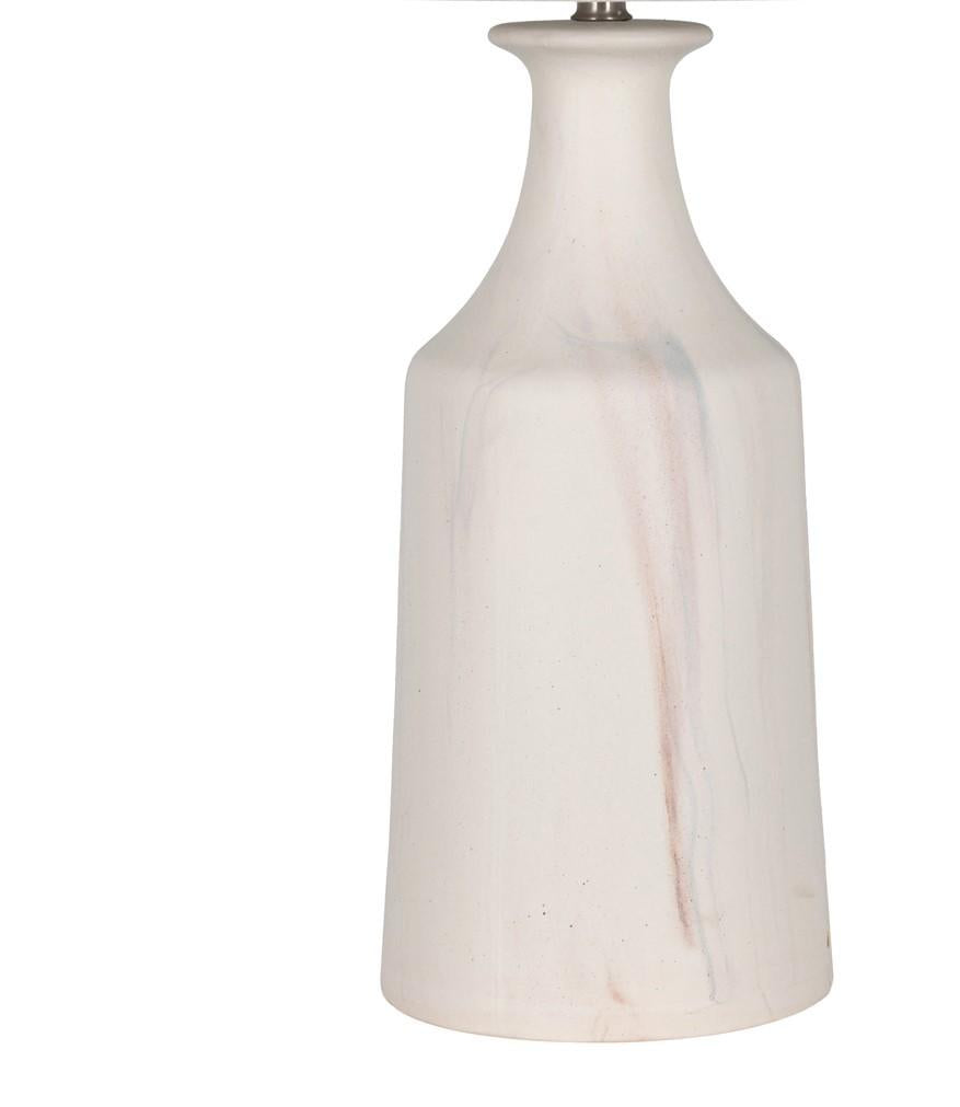 Bassett White Eastlake Table Lamp