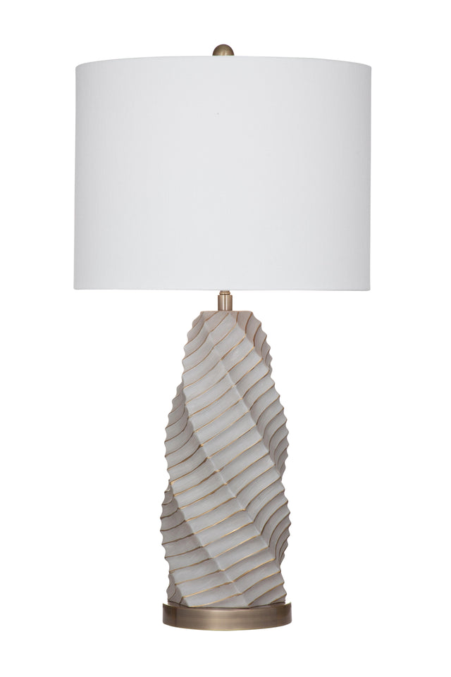 Bassett Gray / Gold / Ant Brass Vanessa Table Lamp
