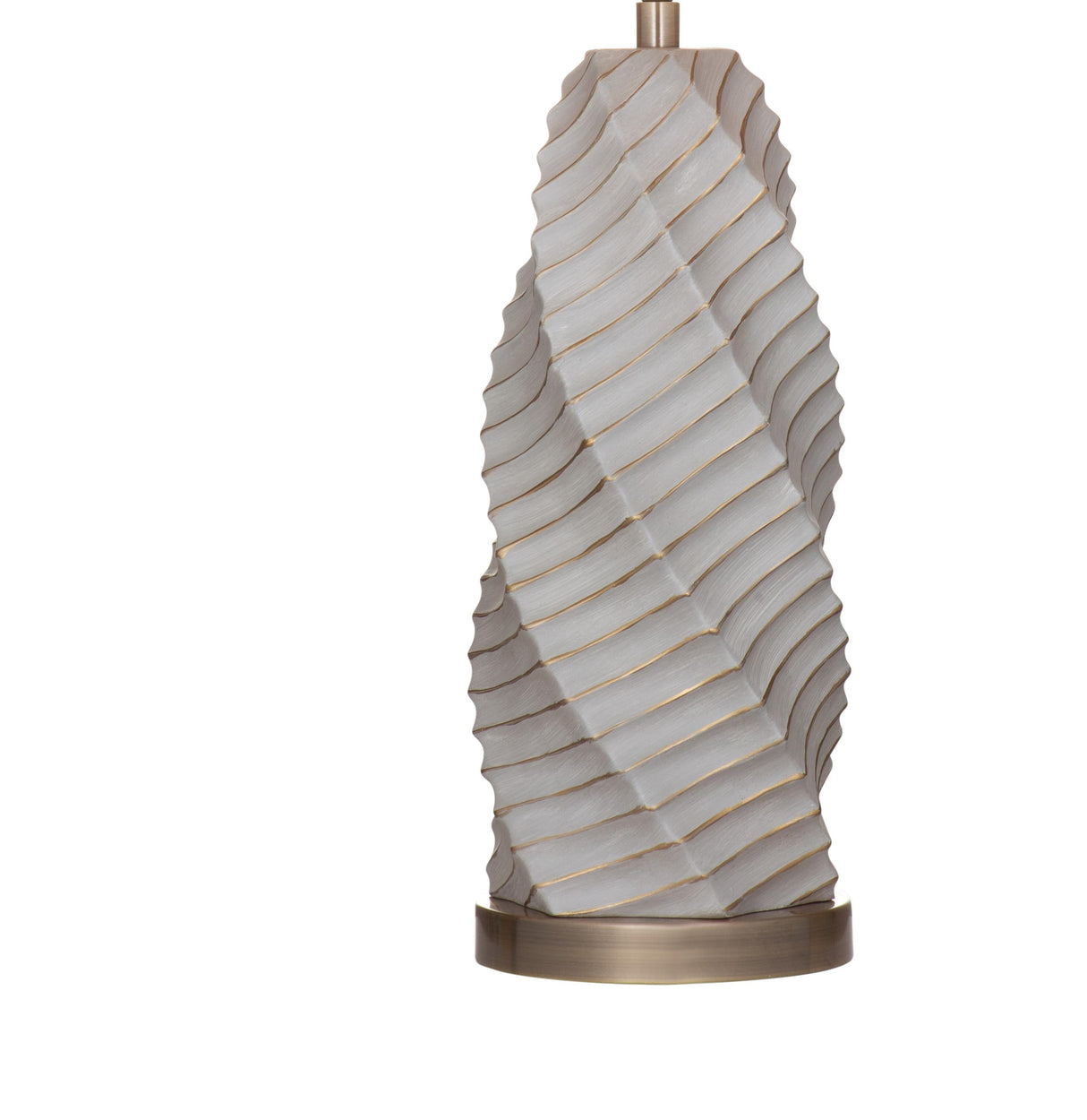 Bassett Gray / Gold / Ant Brass Vanessa Table Lamp