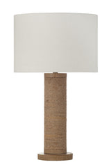 Bassett Natural Rope Adams Table Lamp