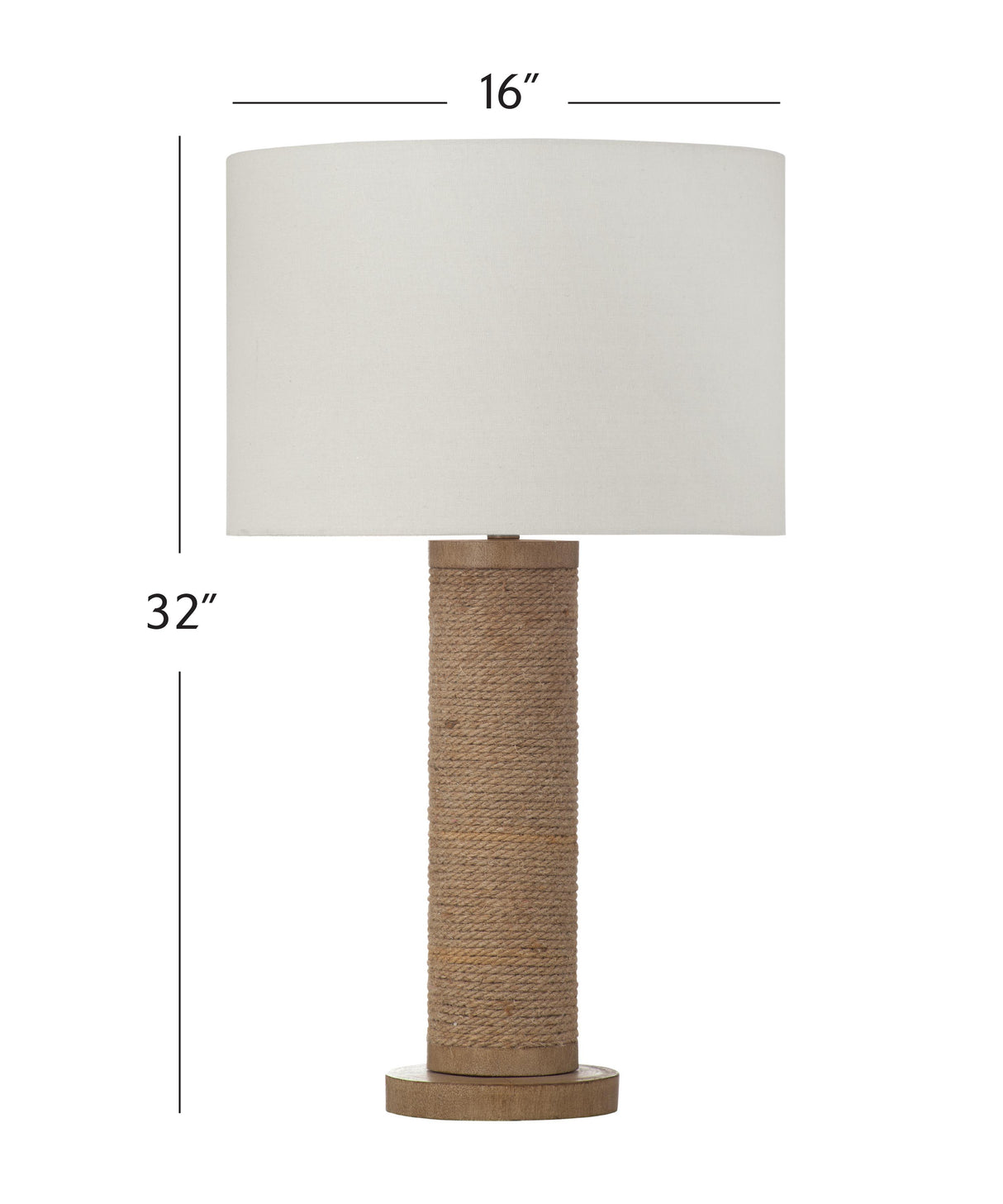 Bassett Natural Adams Table Lamp