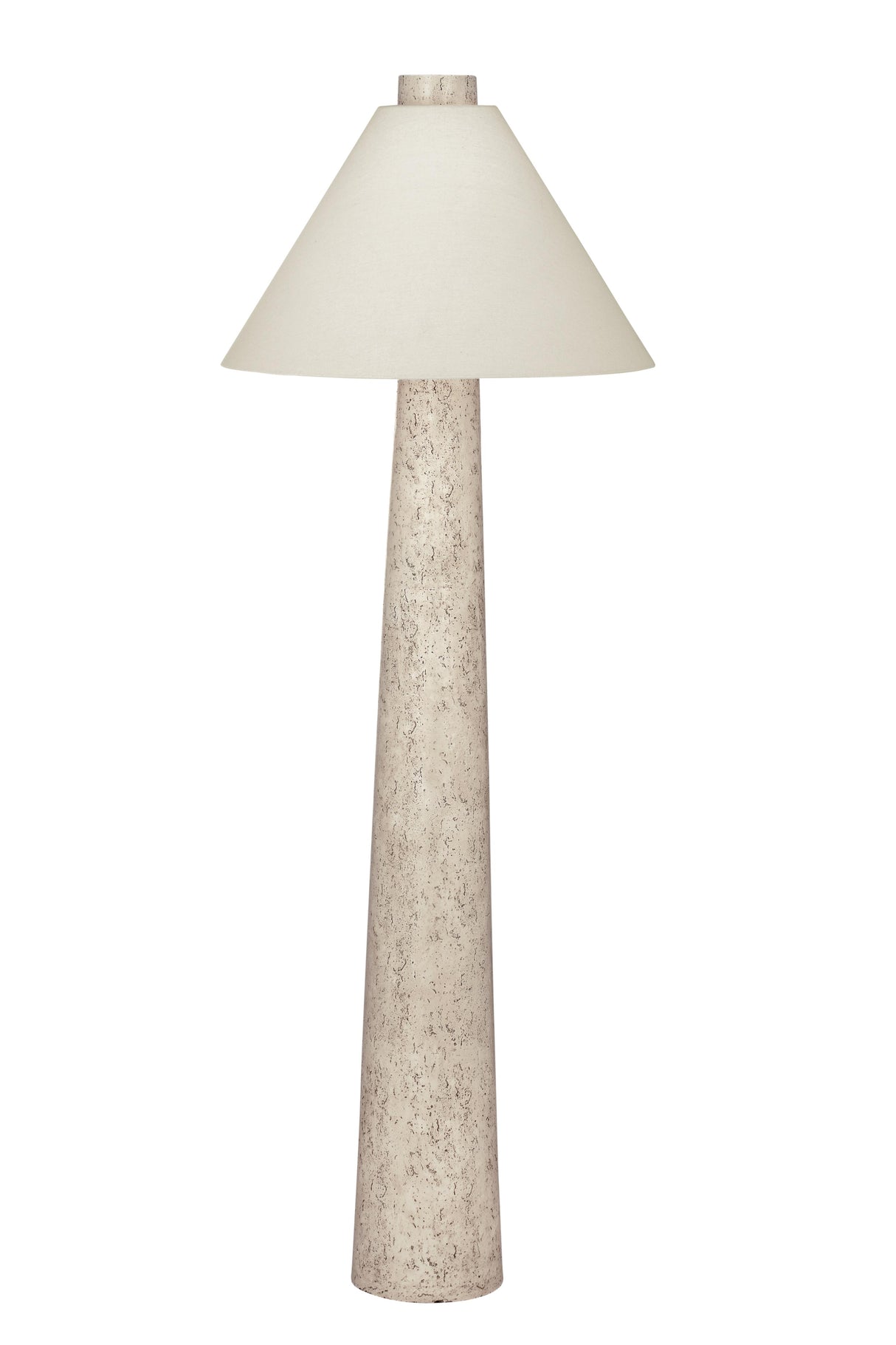 Bassett Textured Cream Butler Floor Lamp