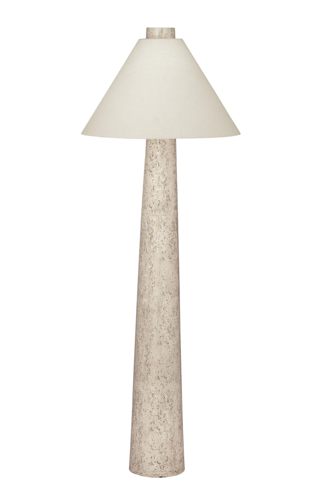 Bassett Textured Cream Butler Floor Lamp
