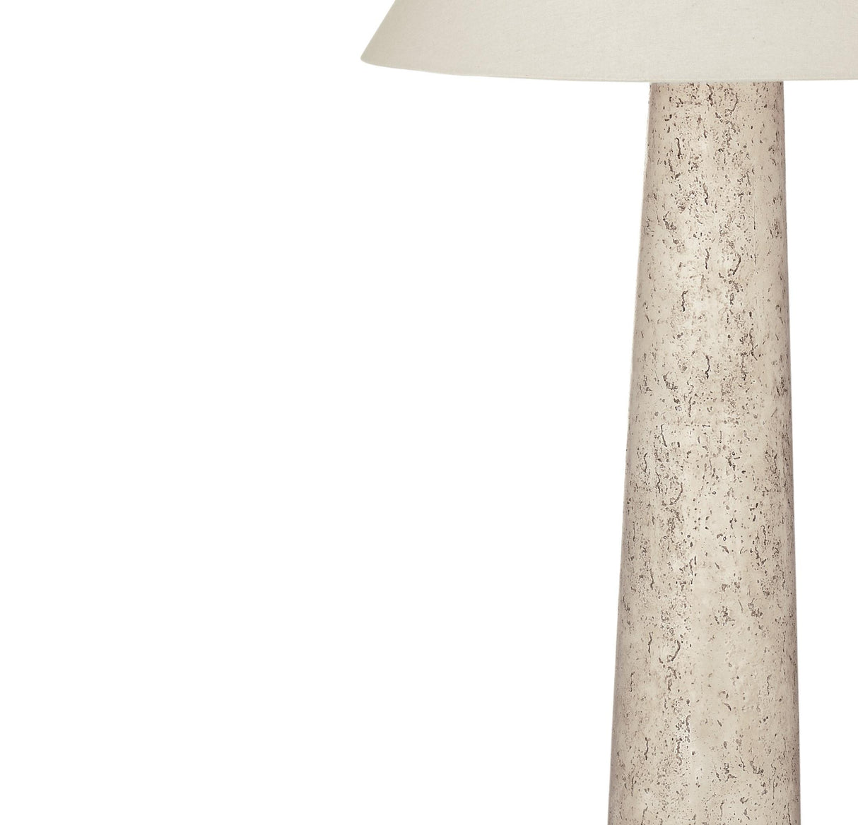 Bassett Textured Cream Butler Floor Lamp