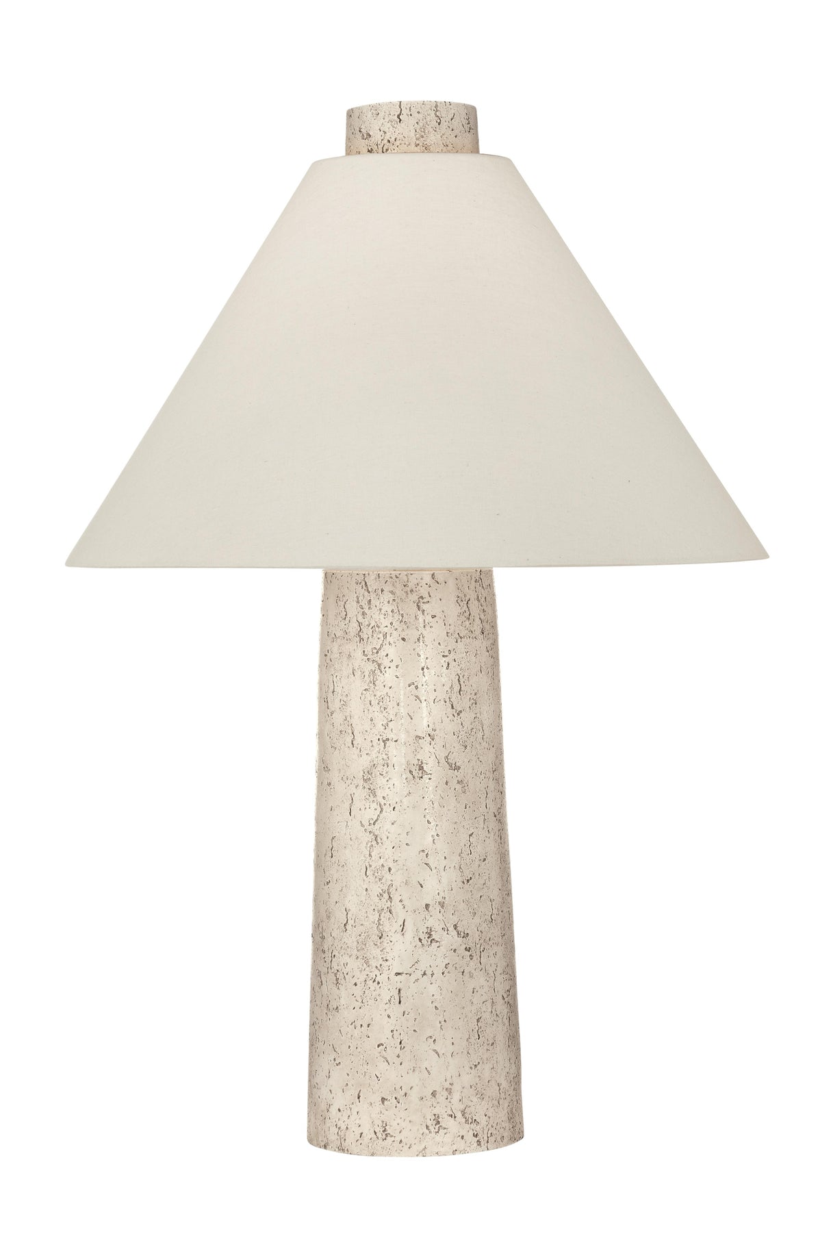 Bassett Textured Cream Berks Table Lamp