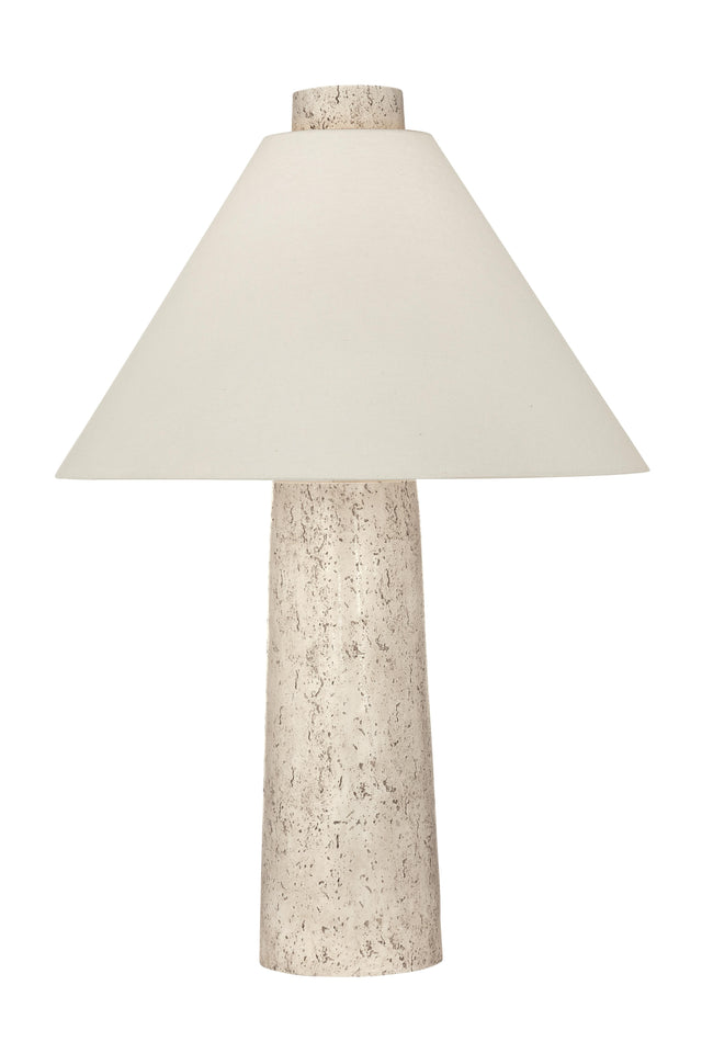 Bassett Textured Cream Berks Table Lamp