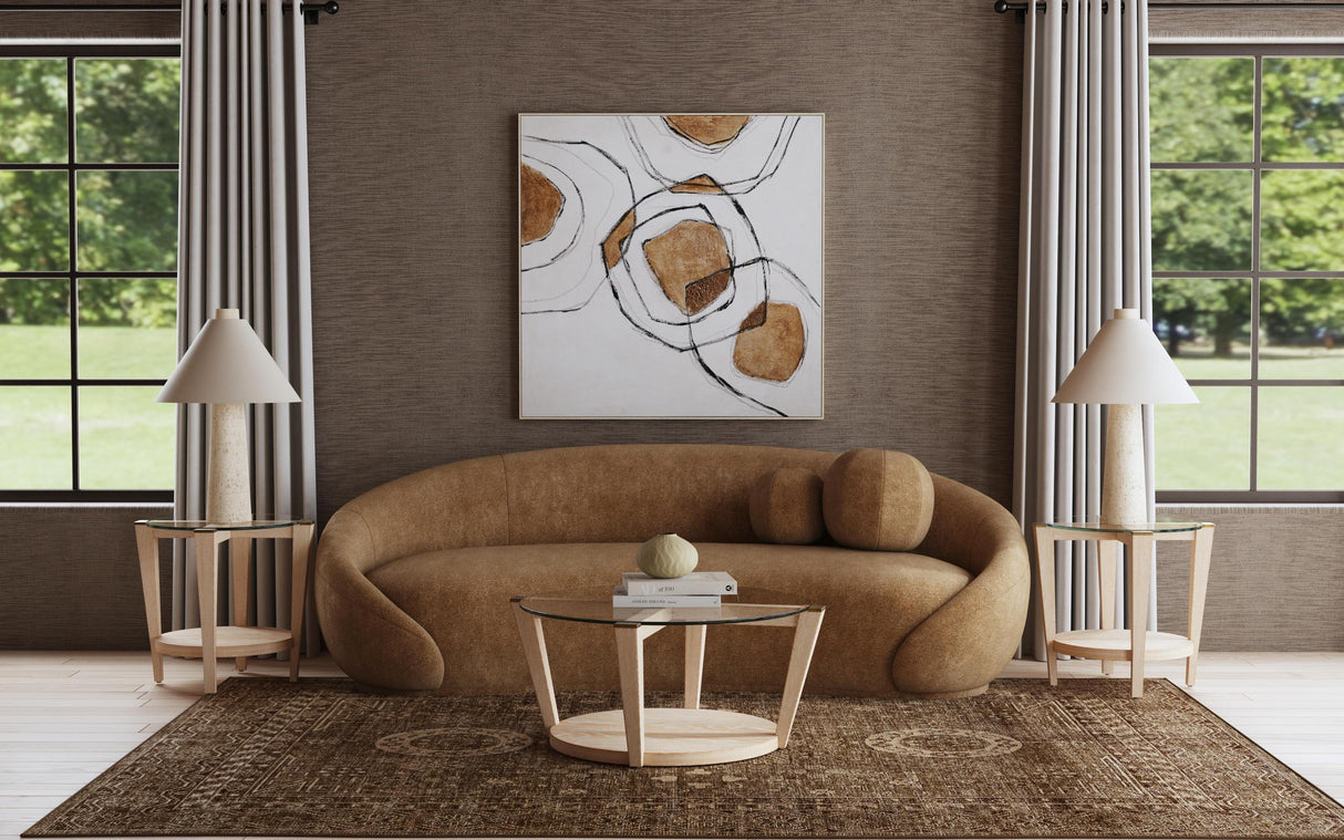 Bassett Natural Finish Chester Floor Lamp
