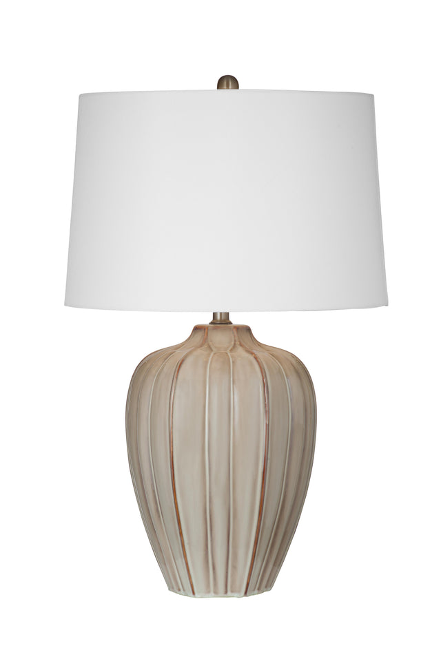 Bassett Beige Camilo Table Lamp