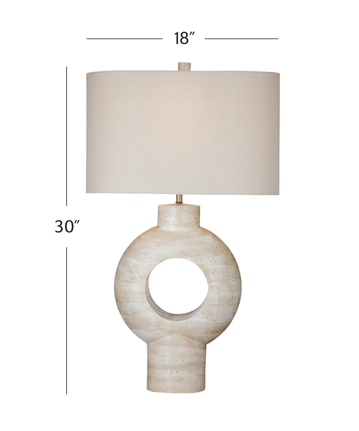 Bassett Cream Kent Table Lamp
