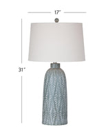 Bassett Green/Cream Windham Table Lamp