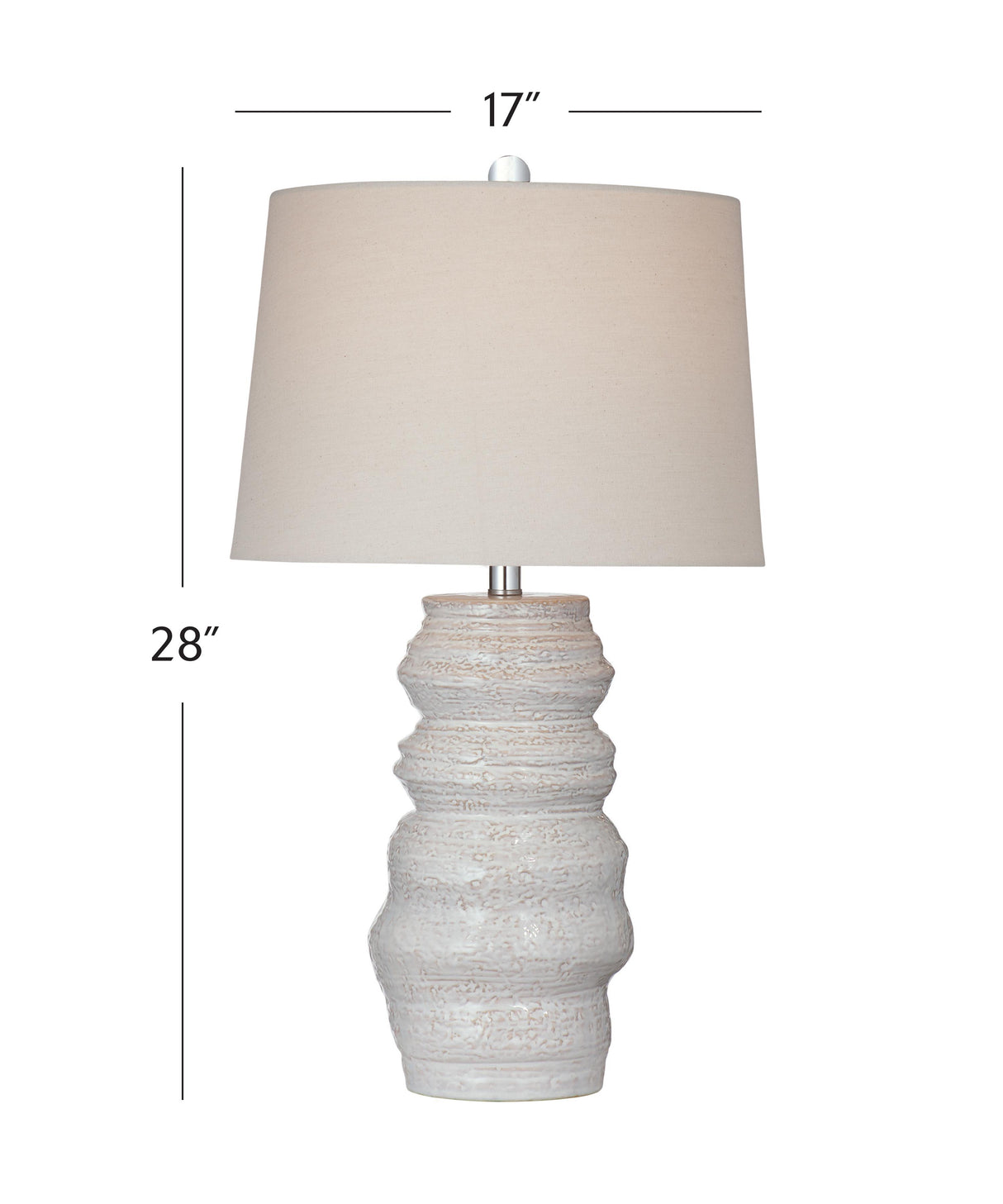 Bassett Cream Lilloe Table Lamp