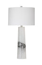Bassett White/Black Medway Table Lamp